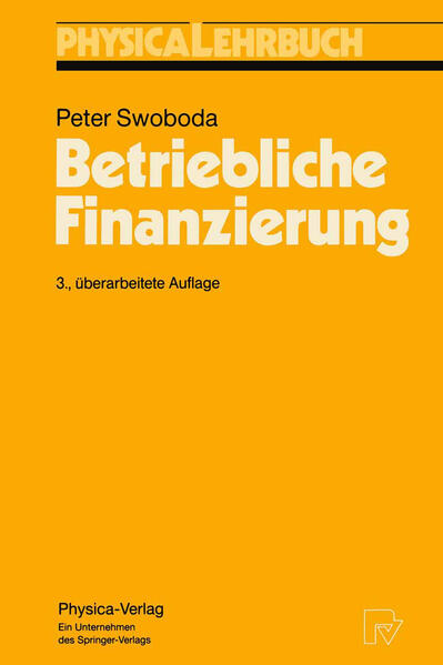 Produktbild: Betriebliche Finanzierung | Peter Swoboda