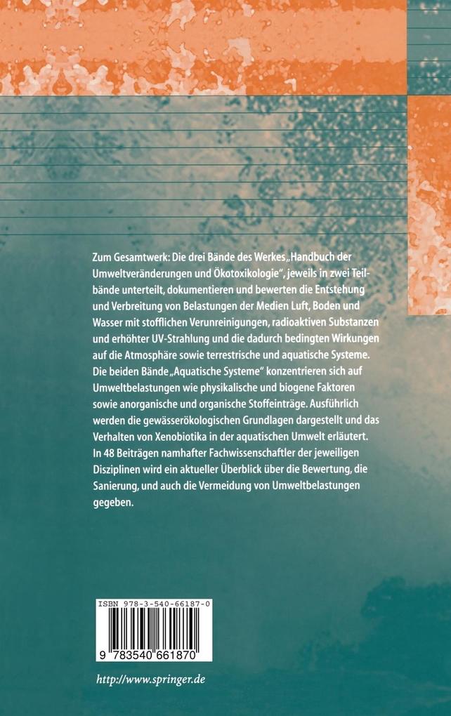 Weitere Ansicht: Handbuch der Umweltveränderungen und Ökotoxikologie