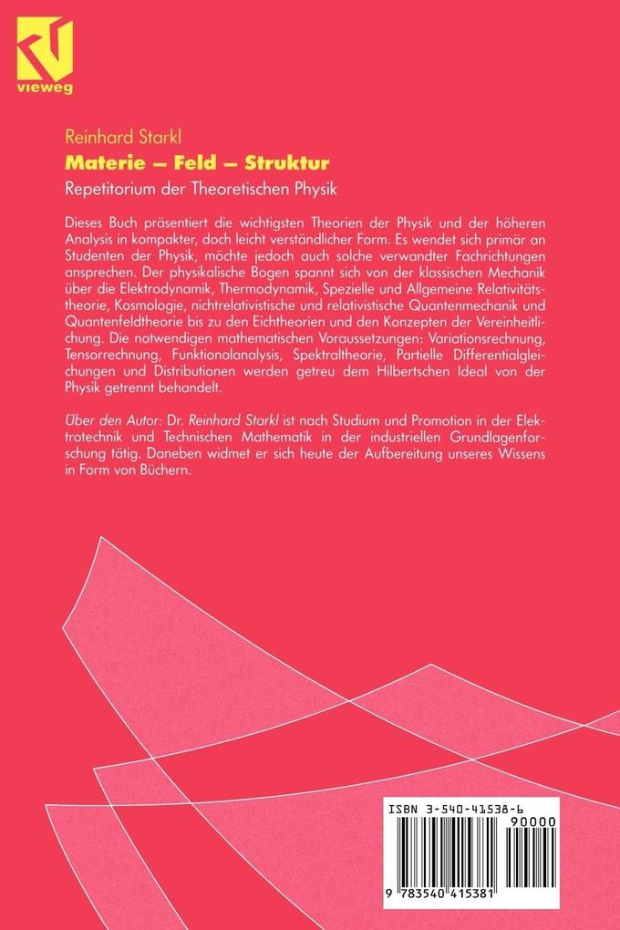 Weitere Ansicht: Materie - Feld - Struktur | Reinhard Starkl