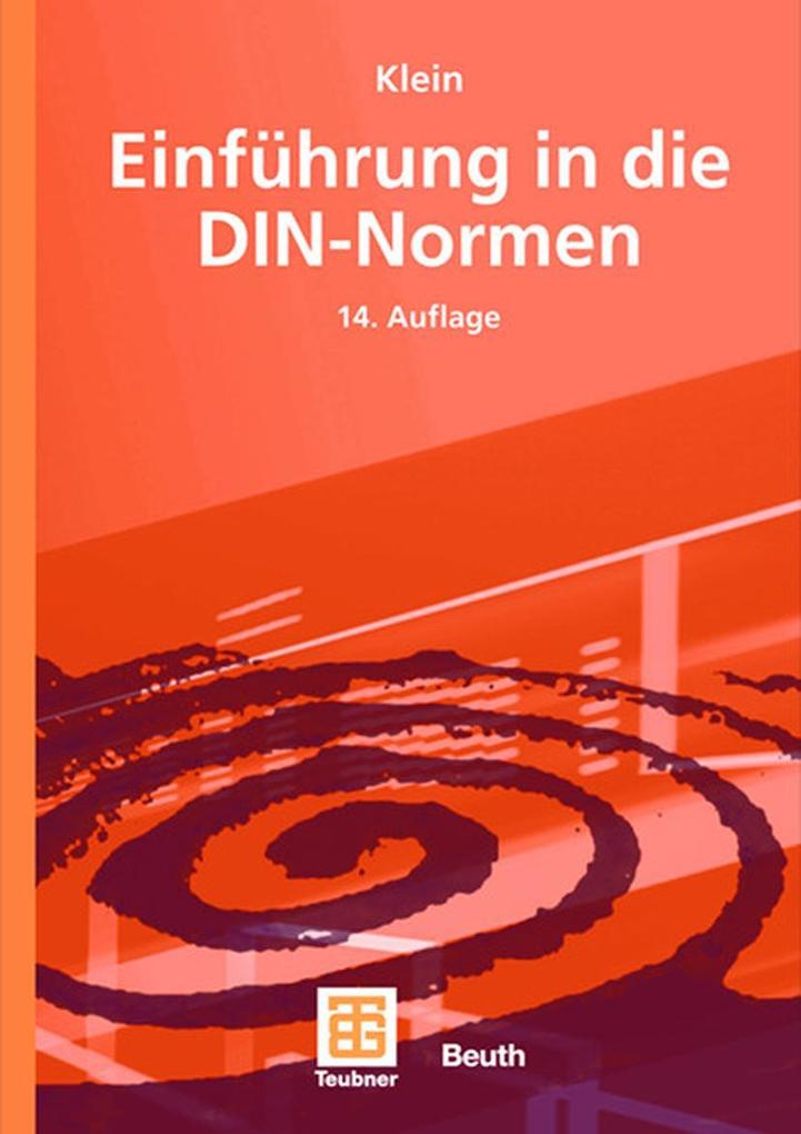 Produktbild: Einführung in die DIN-Normen | Martin Klein