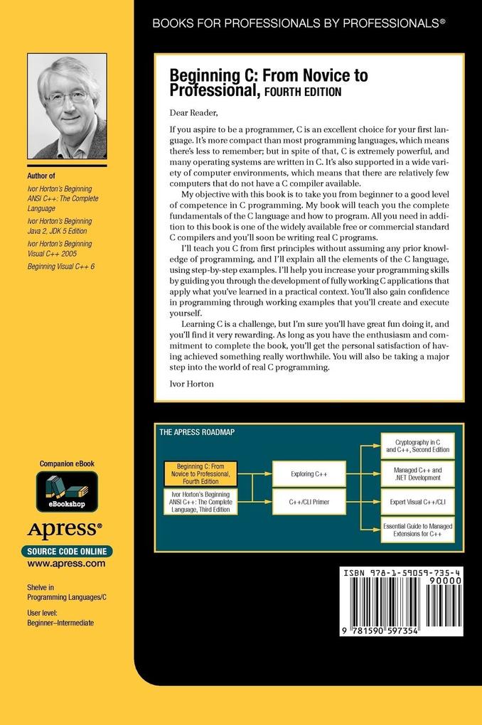 Weitere Ansicht: Beginning C | Ivor Horton