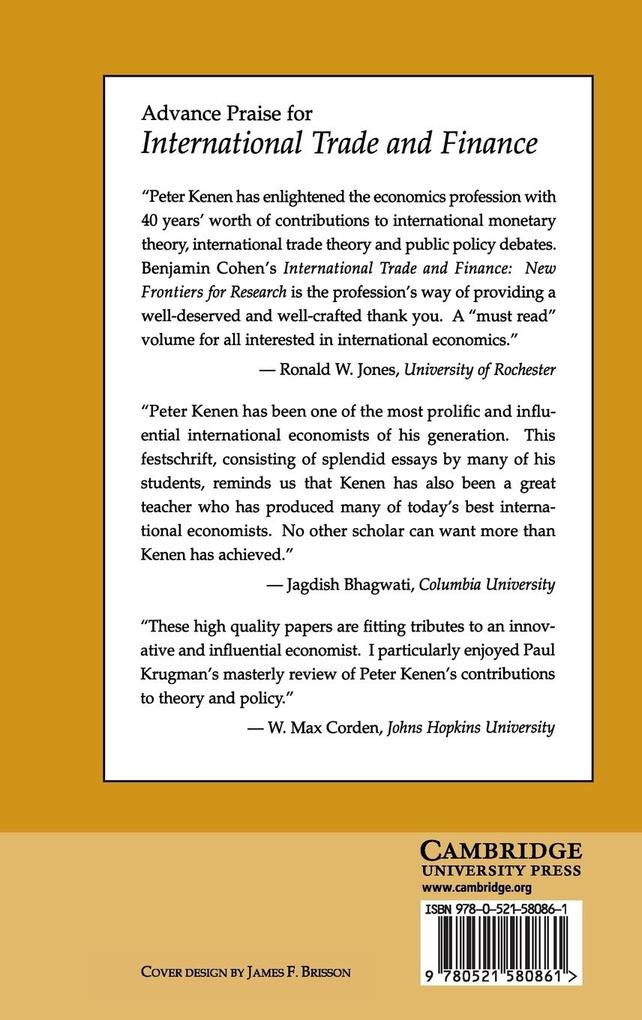 Weitere Ansicht: International Trade and Finance