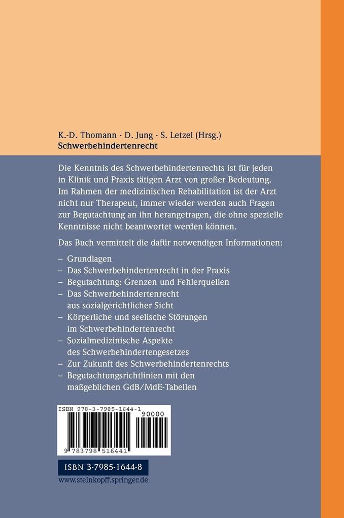 Weitere Ansicht: Schwerbehindertenrecht, Begutachtung und Praxis