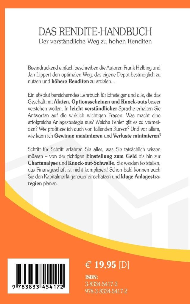 Weitere Ansicht: Das Rendite-Handbuch | Jan Lippert, Frank Helbing