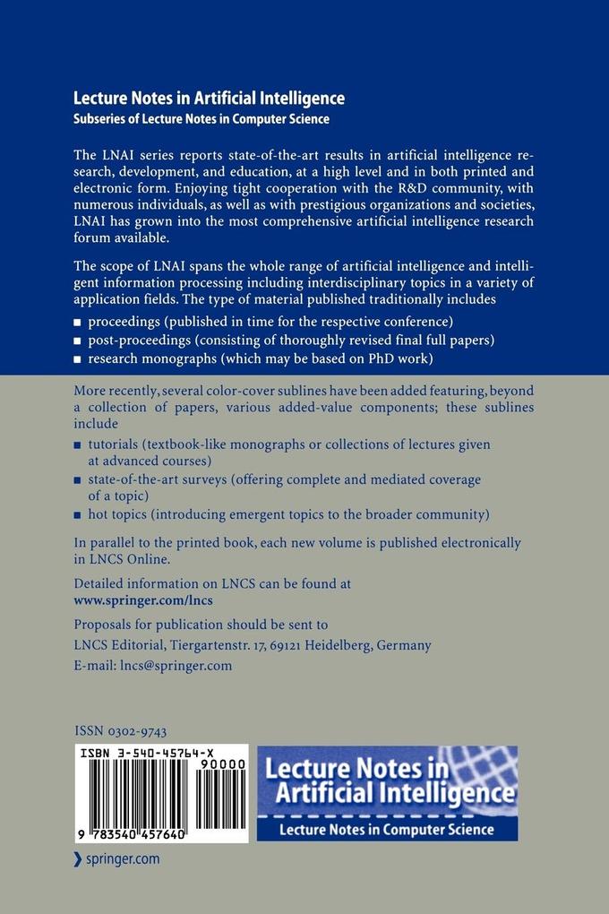 Weitere Ansicht: Foundations of Intelligent Systems