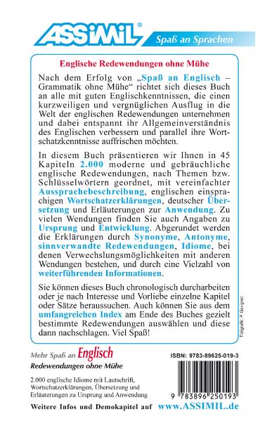 Weitere Ansicht: ASSiMiL Selbstlernkurs für Deutsche / Assimil Mehr Spaß an Englisch | Anthony Bulger