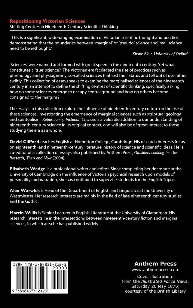 Weitere Ansicht: Repositioning Victorian Sciences