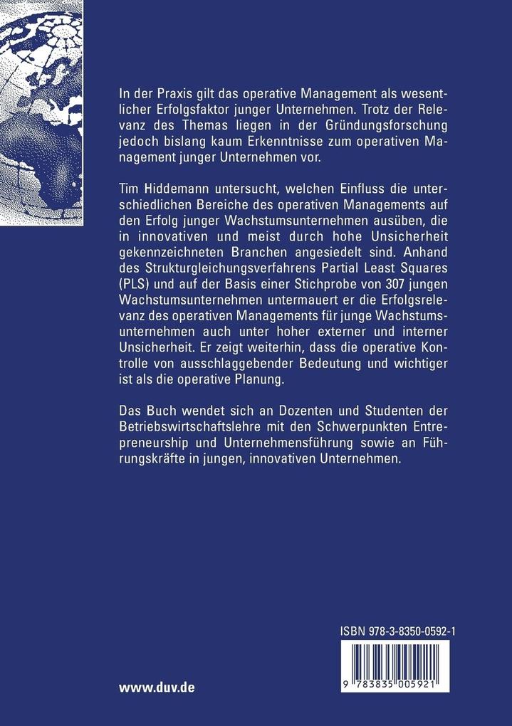 Weitere Ansicht: Operatives Management und der Erfolg junger, innovativer Unternehmen | Tim Hiddemann