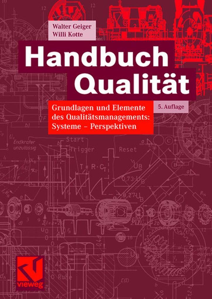 Produktbild: Handbuch Qualität | Walter Geiger, Willi Kotte