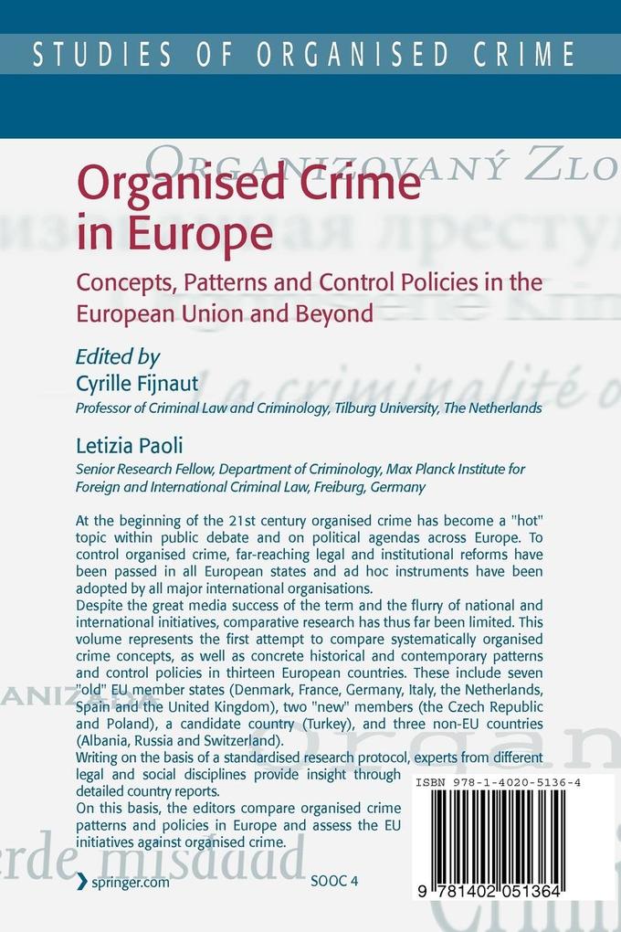 Weitere Ansicht: Organised Crime in Europe