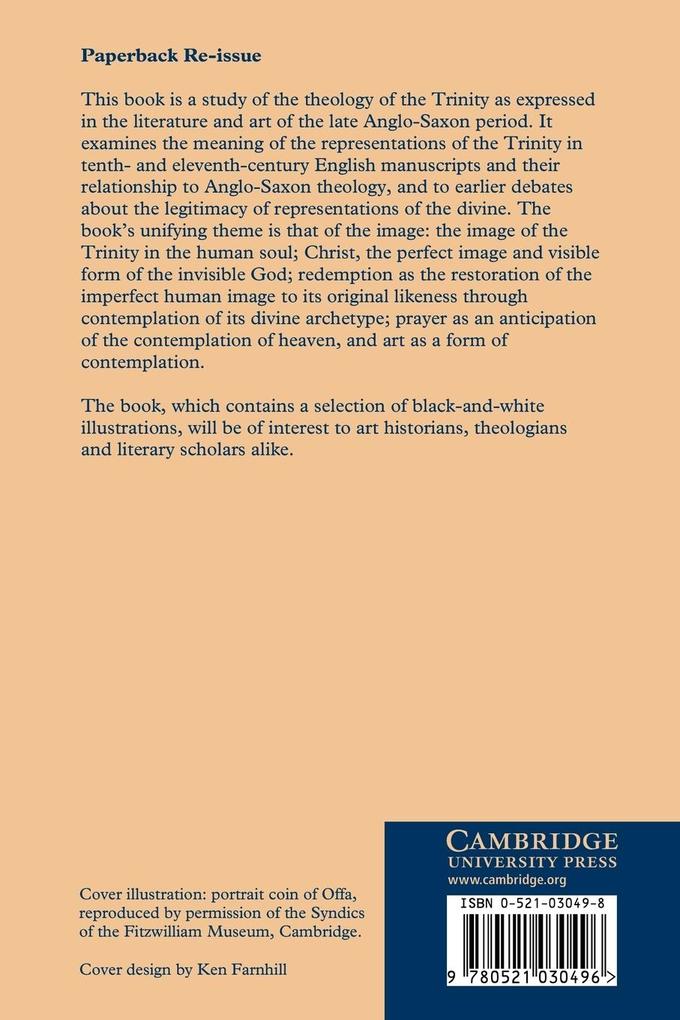 Weitere Ansicht: Trinity and Incarnation in Anglo-Saxon Art and Thought | Barbara C. Raw