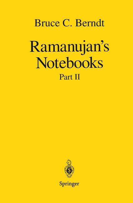 Weitere Ansicht: Ramanujan's Notebooks | Bruce C. Berndt