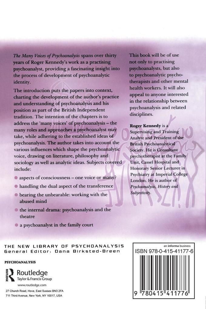 Weitere Ansicht: The Many Voices of Psychoanalysis | Roger Kennedy