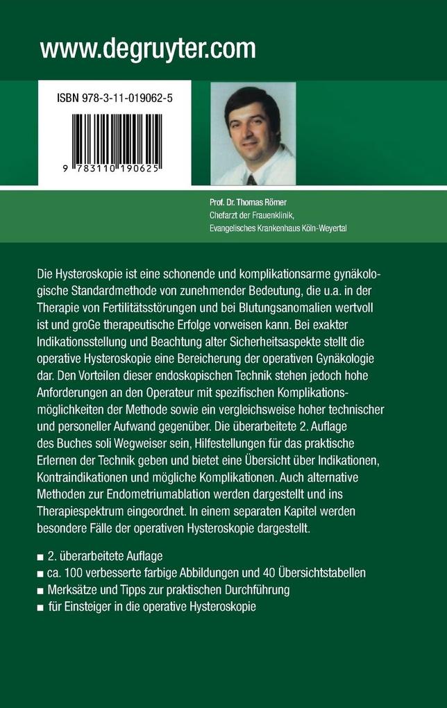 Weitere Ansicht: Operative Hysteroskopie | Thomas Römer