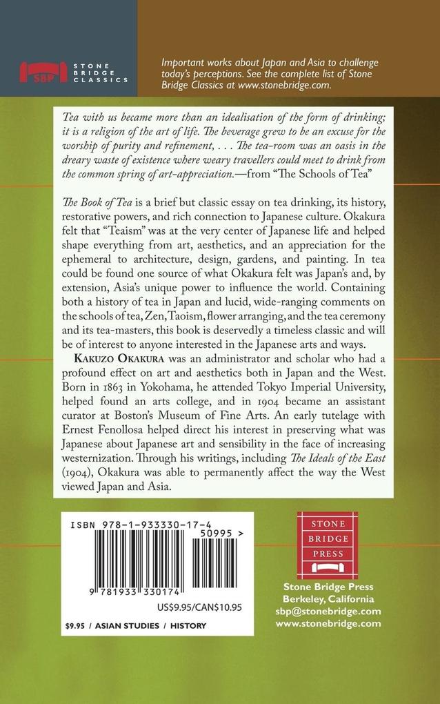 Weitere Ansicht: The Book of Tea | Kakuzo Okakura