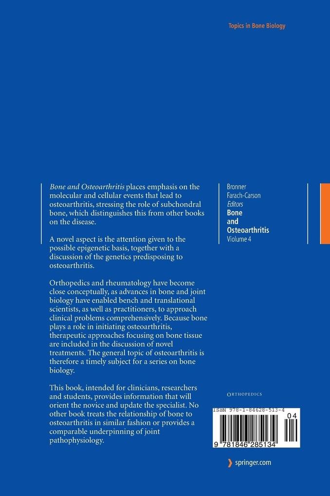 Weitere Ansicht: Bone and Osteoarthritis