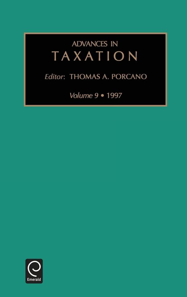 Produktbild: Advances in Taxation