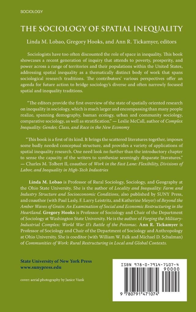 Weitere Ansicht: The Sociology of Spatial Inequality