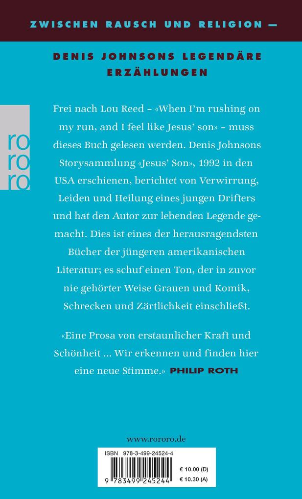 Weitere Ansicht: Jesus' Sohn | Denis Johnson