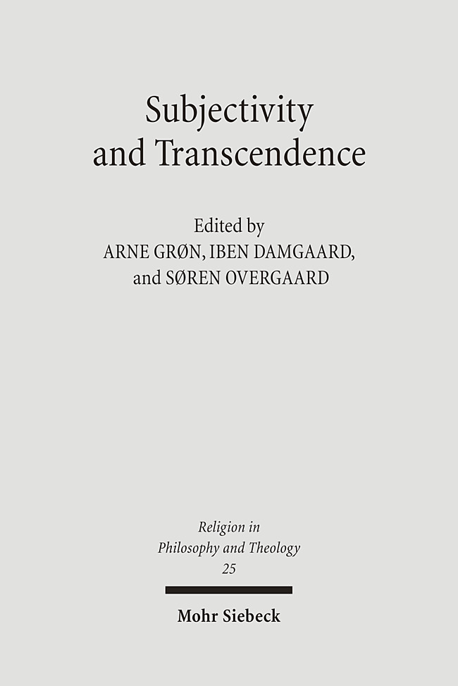 Produktbild: Subjectivity and Transcendence