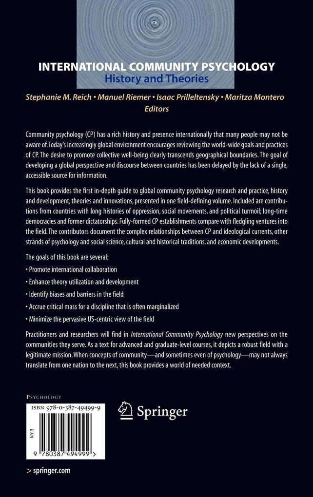 Weitere Ansicht: International Community Psychology