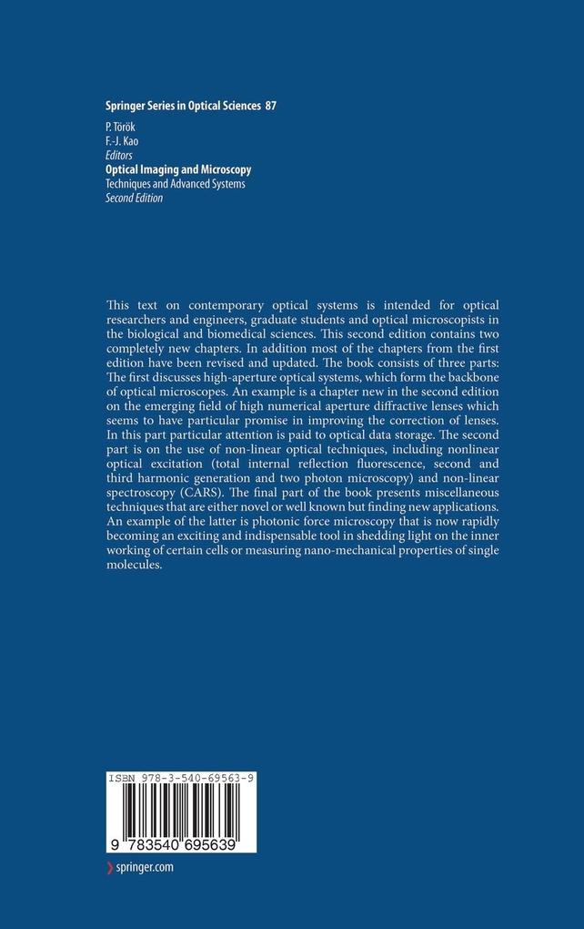 Weitere Ansicht: Optical Imaging and Microscopy