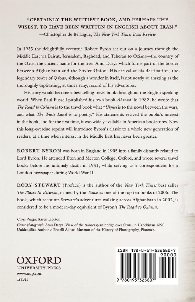 Weitere Ansicht: The Road to Oxiana | Robert Byron