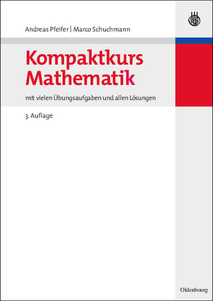 Produktbild: Kompaktkurs Mathematik | Andreas Pfeifer, Marco Schuchmann
