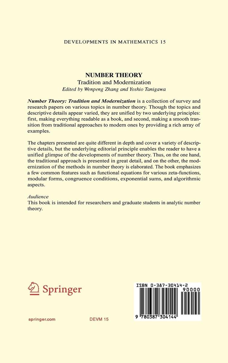 Weitere Ansicht: Number Theory
