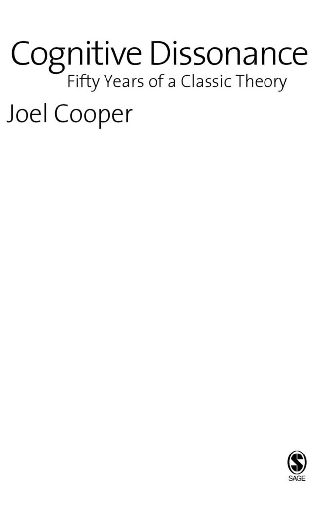 Produktbild: Cognitive Dissonance | Joel M. Cooper