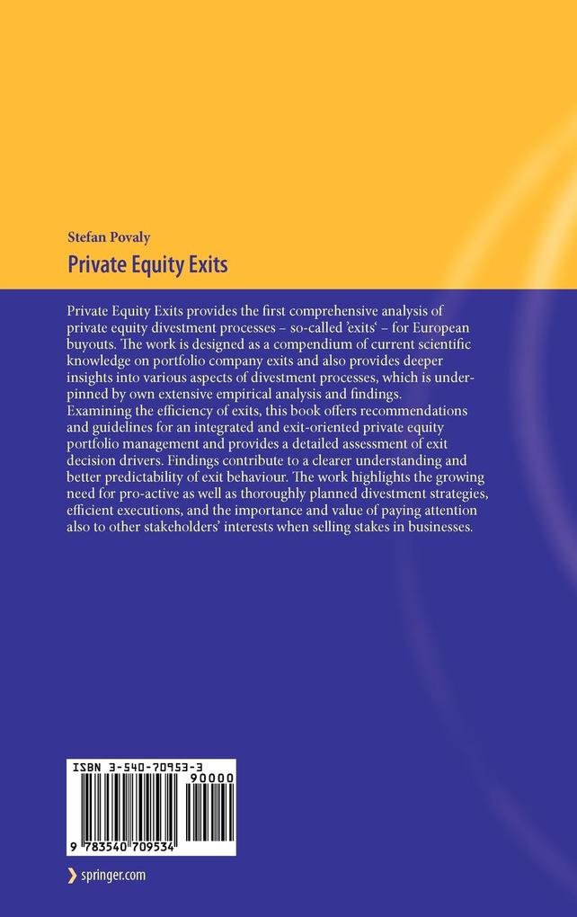 Weitere Ansicht: Private Equity Exits | Stefan Povaly