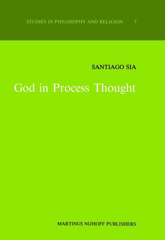 Produktbild: God in Process Thought | S. Sia