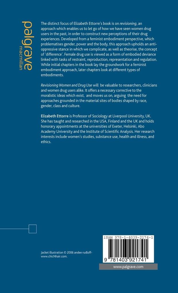 Weitere Ansicht: Revisioning Women and Drug Use | E. Ettorre, Elizabeth Ettorre