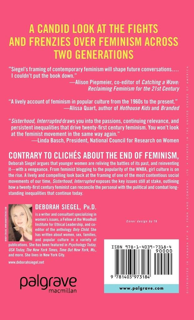 Weitere Ansicht: Sisterhood, Interrupted | D. Siegel, Deborah Siegel