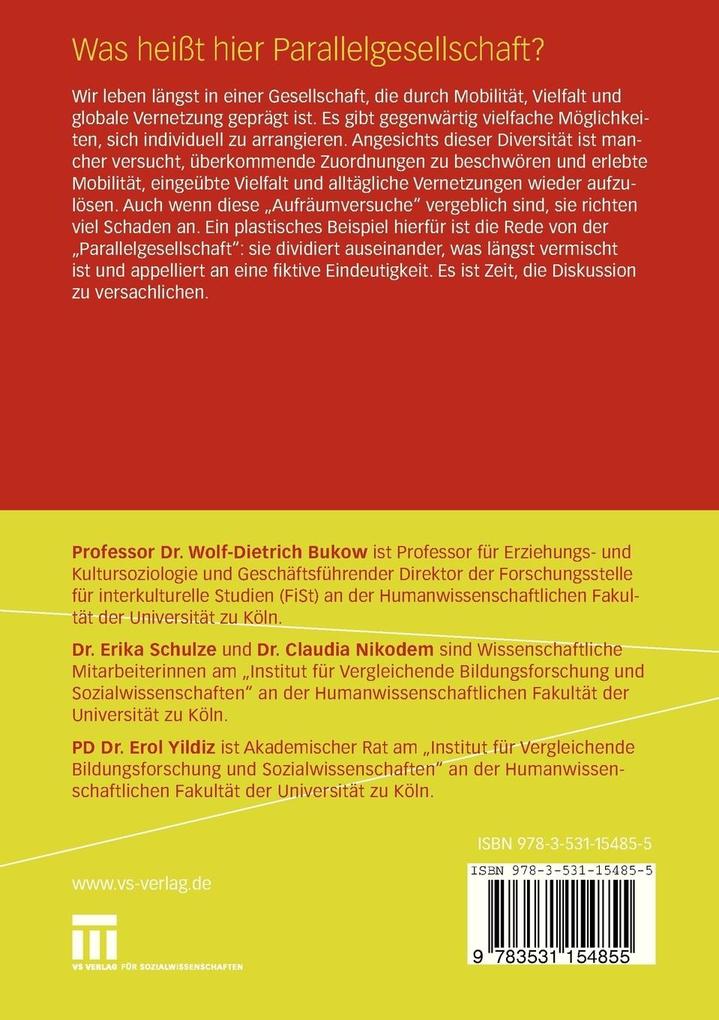 Weitere Ansicht: Was heißt hier Parallelgesellschaft?