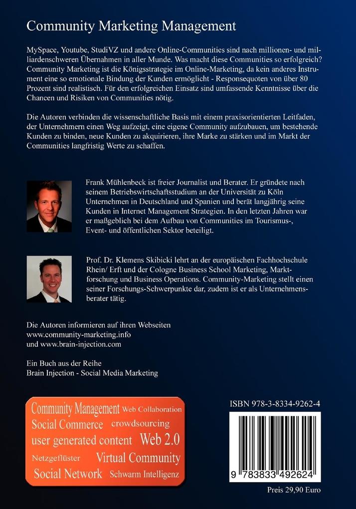 Weitere Ansicht: Community Marketing Management | Frank Mühlenbeck, Klemens Skibicki