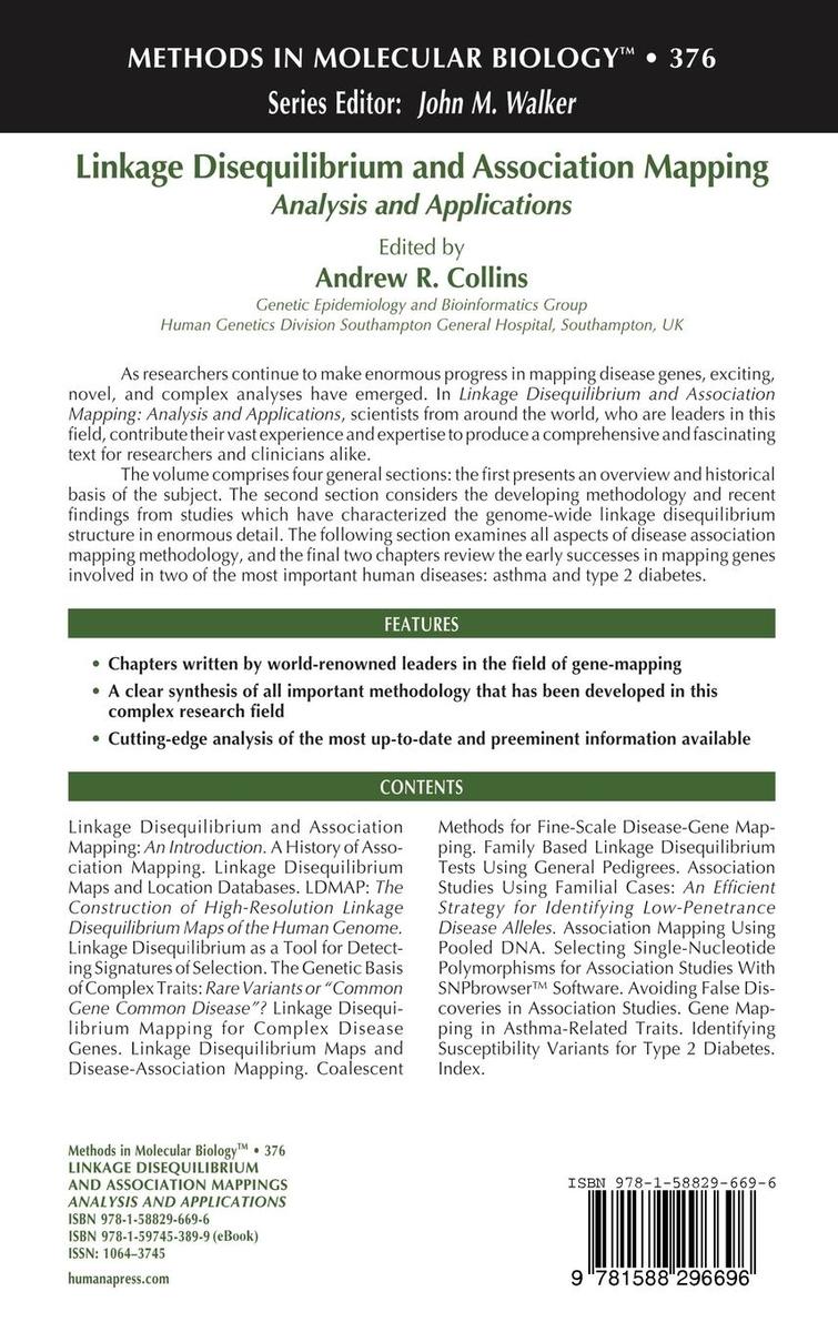 Weitere Ansicht: Linkage Disequilibrium and Association Mapping