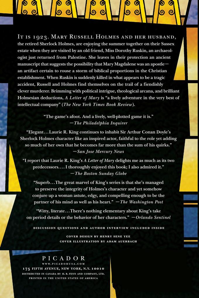 Weitere Ansicht: A Letter of Mary | Laurie R King