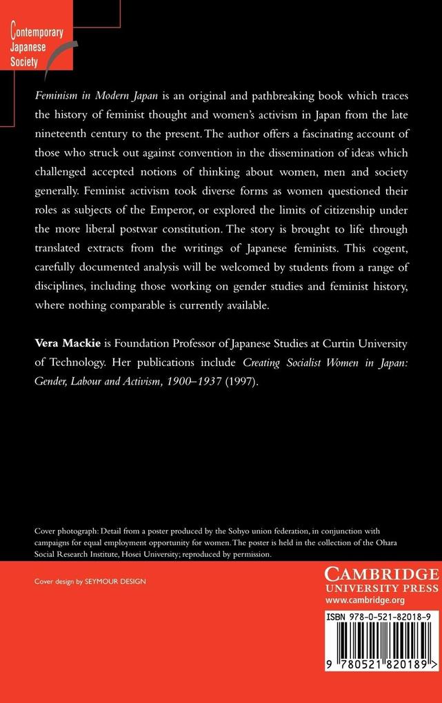 Weitere Ansicht: Feminism in Modern Japan | Vera MacKie
