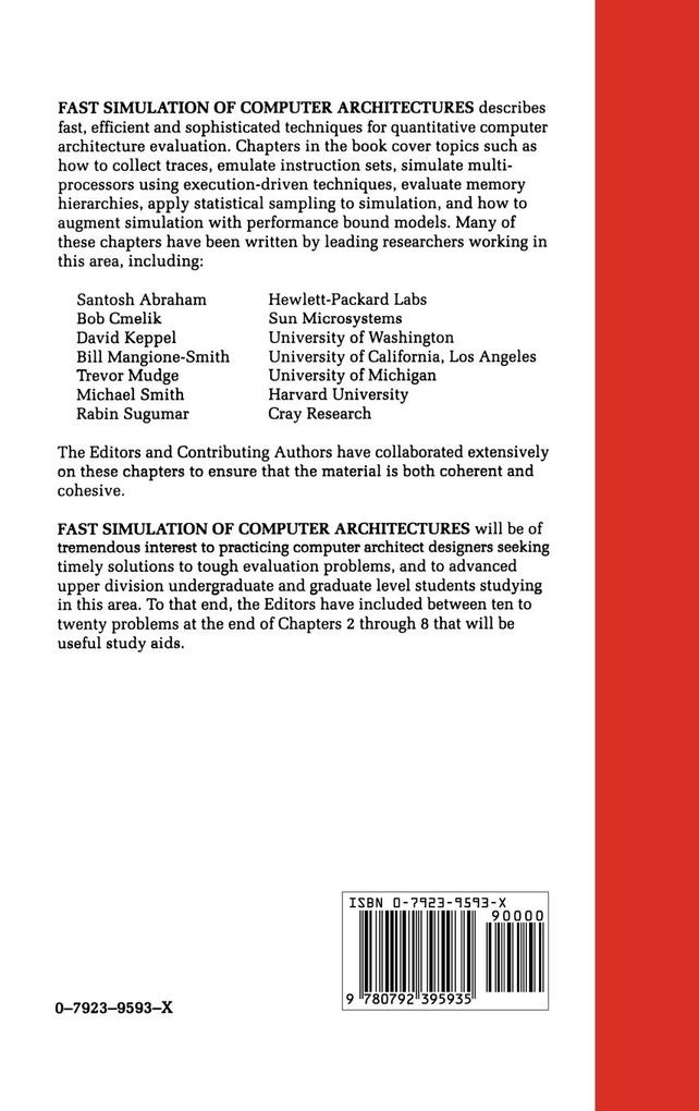 Weitere Ansicht: Fast Simulation of Computer Architectures