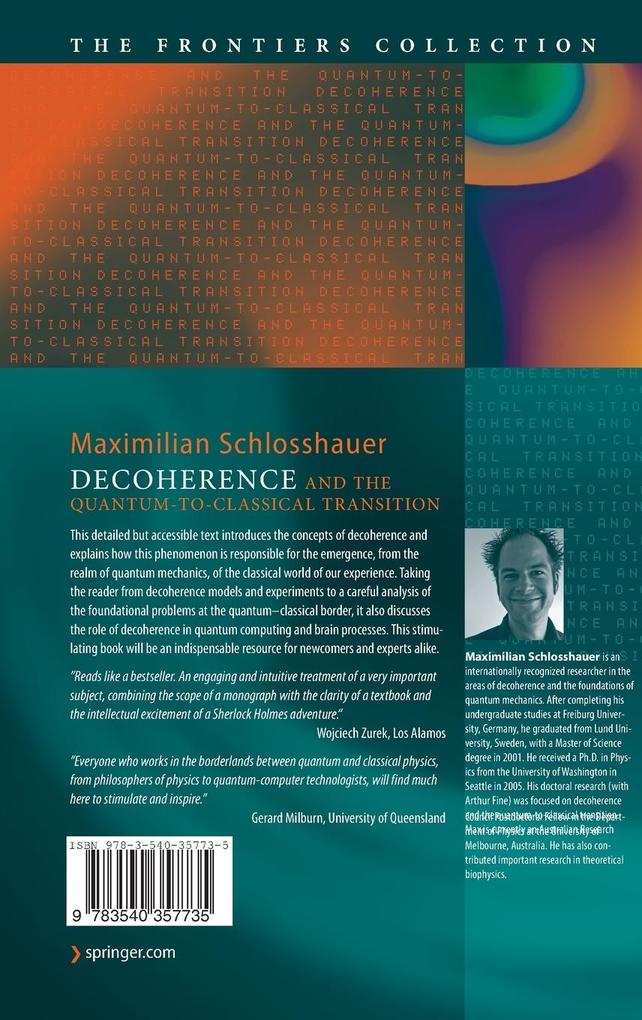 Weitere Ansicht: Decoherence | Maximilian A. Schlosshauer