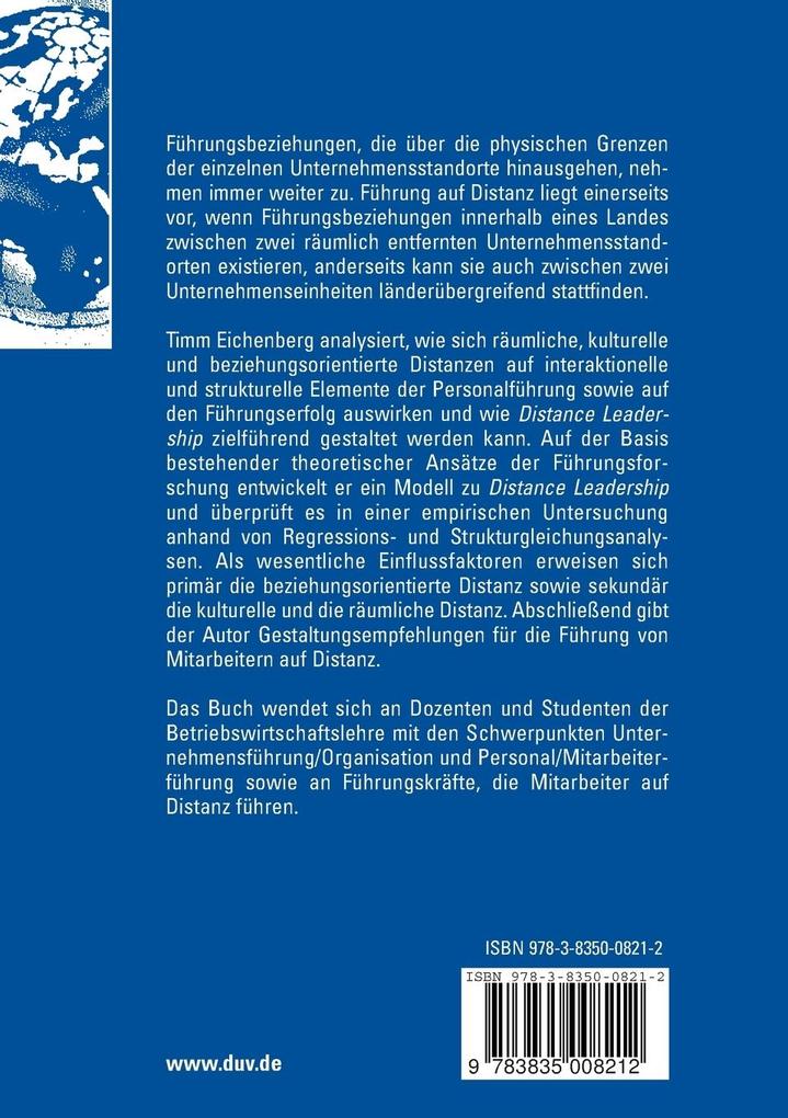 Weitere Ansicht: Distance Leadership | Timm Eichenberg