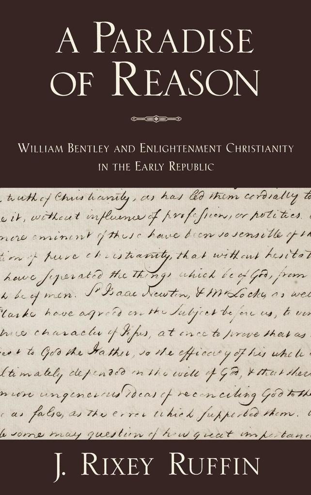 Produktbild: A Paradise of Reason | J Rixey Ruffin