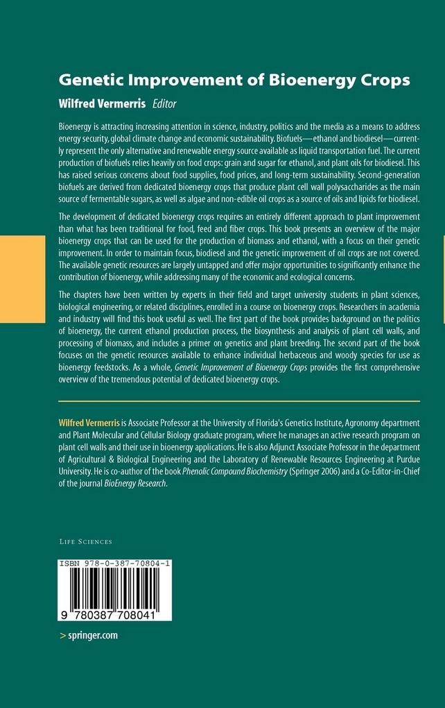Weitere Ansicht: Genetic Improvement of Bioenergy Crops