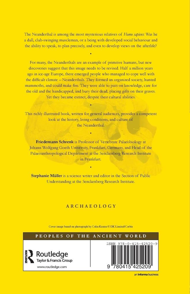 Weitere Ansicht: The Neanderthals | Friedemann Shrenk, Stephanie Muller