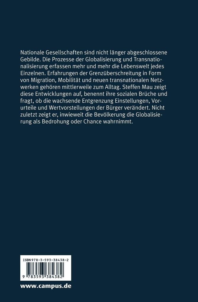 Weitere Ansicht: Transnationale Vergesellschaftung | Steffen Mau