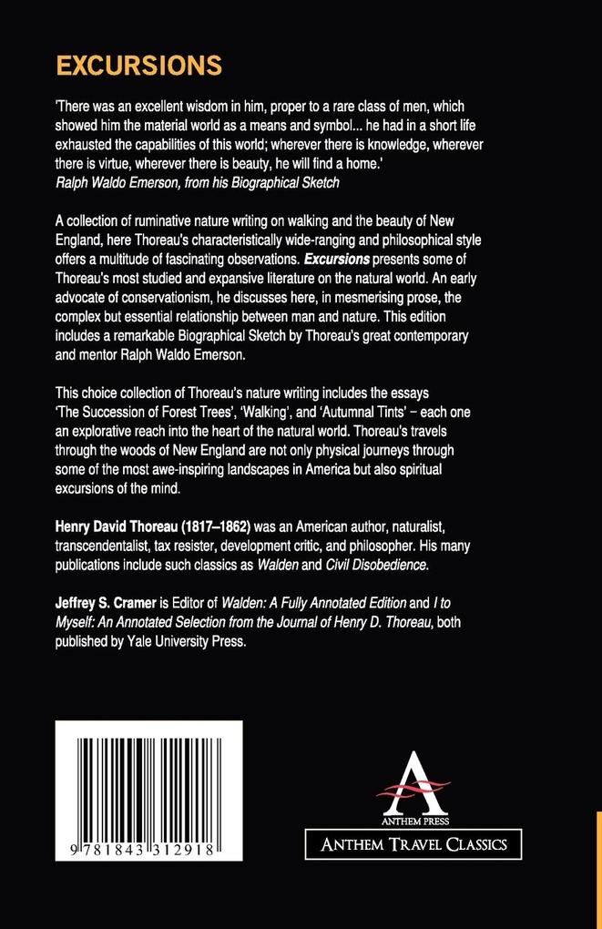 Weitere Ansicht: Excursions | Henry David Thoreau
