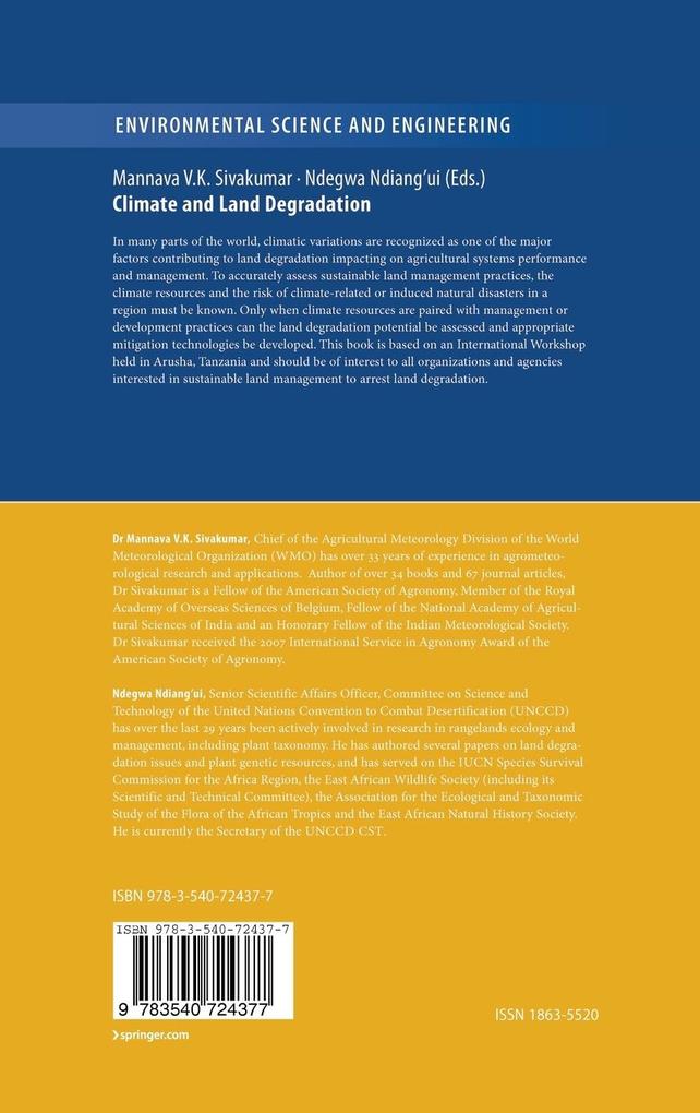Weitere Ansicht: Climate and Land Degradation
