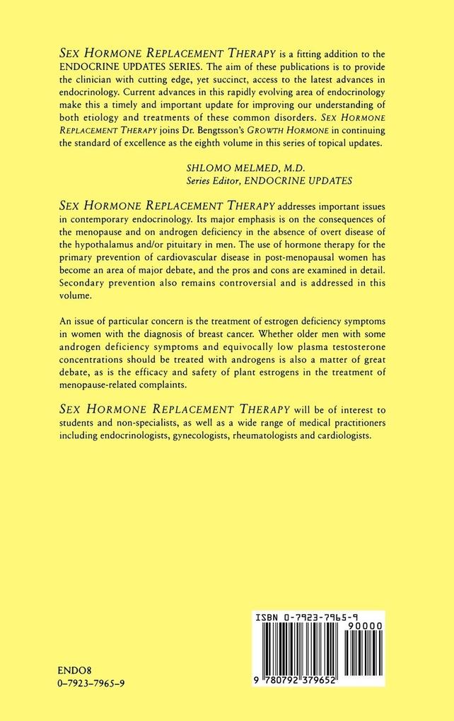Weitere Ansicht: Sex Hormone Replacement Therapy