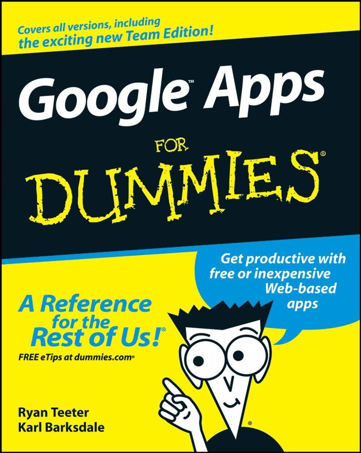 Produktbild: Google Apps for Dummies | Ryan Teeter, Karl Barksdale